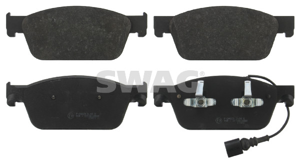 Kit pastiglie freno, Freno a disco - 30 91 6824 SWAG